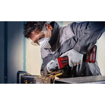 Шліфмашина кутова акумуляторна Einhell Professional TP-AG 18/125 CE QLI - Solo PXC 125мм 18В 3000-10500об/хв постійні оберти 1.7кг без АКБ та ЗП