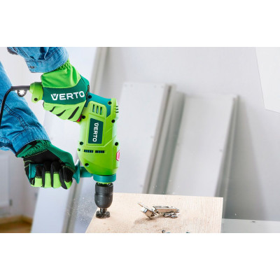 Verto Рукавички робочі, синтетична шкіра, р.9, зелений