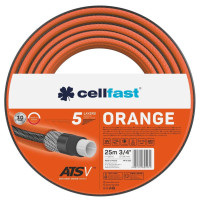 Шланг садовый Cellfast ORANGE, 3/4', 25 м, 5 слоев, до 24 Бар, -10...50°C (15-021) Шланг садовый Cellfast ORANGE, 3/4', 25 м, 5 слоев, до 24 Бар, -10...50°C (15-021)
