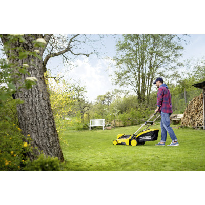 Газонокосарка акумуляторна Karcher LMO 36-46 Battery Set 36В акб 1х5А·год 46см 20-70см до 650м.кв (1.444-470.0)