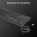 Клавіатура мембранна HP 230, 106key, WL, EN/UK, чорний