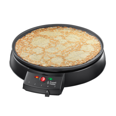 Russell Hobbs Млинниця Fiesta 1000Вт, діаметр 30см, тефлон, чорний