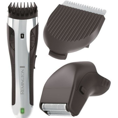 Тример Remington Bodyguard Body Hair Trimmer, акум., насадок-2, титан.напил., чорно-сріблястий Тример Remington Bodyguard Body Hair Trimmer, акум., насадок-2, титан.напил., чорно-сріблястий