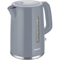 Электрочайник Amica 1.7л, пластик, серый