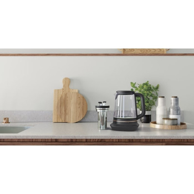 Электрочайник Electrolux 1.7л, Strix, стекло, заварник, поддержка температуры, черный (E7GK1-8BP)