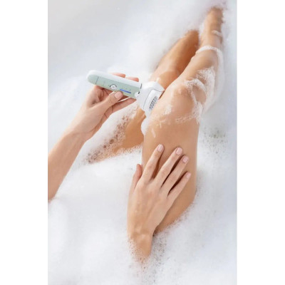 Епілятор Panasonic пінцетний, акумуляторний , пінцет.-60, волог.+сух., насадок-4, футляр , салатово-білий