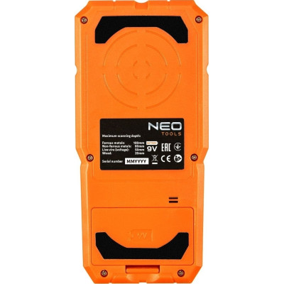 Neo Tools Детектор, від 20 до 100мм, IP54, чохол, 0.164кг