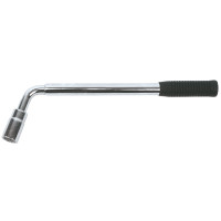 Topex Ключ балонний, телескопічний, 17х19 мм, тримач прогумований, антиковзкий, довжина 340-520 мм Topex Ключ балонний, телескопічний, 17х19 мм, тримач прогумований, антиковзкий, довжина 340-520 мм