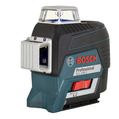 Нівелір лазерний акумуляторний Bosch Professional GLL 3-80 C, 12В, акб 2А·год, до 24м/120м, ±0,2мм/м, +LR7 +BM1, L-Boxx, IP 54 Нівелір лазерний акумуляторний Bosch Professional GLL 3-80 C, 12В, акб 2А·год, до 24м/120м, ±0,2мм/м, +LR7 +BM1, L-Boxx, IP 54