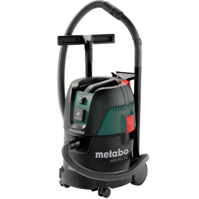 Пилосос професійний Metabo ASA 25 L PC, 1250Вт, 210мБар, бак 25л, 6.9кг