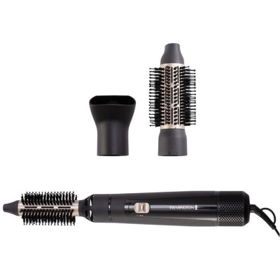 Фен-щітка Remington Blow Dry & Style Caring, 800Вт, 2 режими, іонізація, хол. обдув, кераміка, чорний