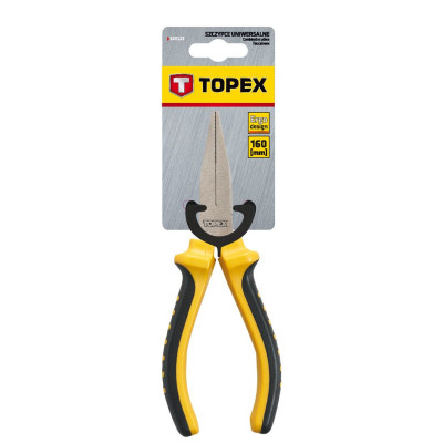 Topex Плоскогубці прямі, 160мм Topex Плоскогубці прямі, 160мм