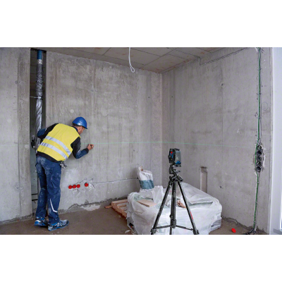 Bosch Нівелір лазерний Professional GCL 2-50 G, до 15 м, ± 0.3 мм/м, з тримачем RM 10, чохлом, мішенню, 0.58 кг