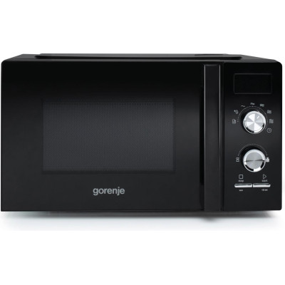 Микроволновая печь Gorenje, 20л, мех. управл., 800Вт, дисплей, черный