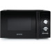 Микроволновая печь Gorenje, 20л, мех. управл., 800Вт, дисплей, черный
