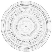 Тарілка ARDESTO Verbena, 24.5см, скло, прозорий