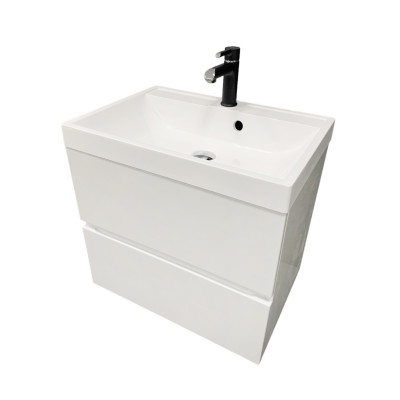 Раковина, умивальник Adamant STRENG NEW, штучний камінь, прямокут., з отвором для змішувача, з отвором для переливу, 590x410x123мм, накладний, білий Раковина, умивальник Adamant STRENG NEW, штучний камінь, прямокут., з отвором для змішувача, з отвором для переливу, 590x410x123мм, накладний, білий