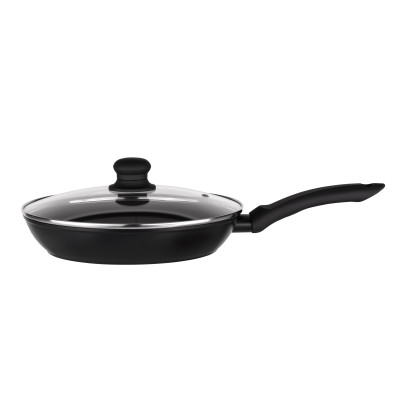 ARDESTO Сковорода Gemini Gourmet Aosta з кришкою, 26 см, чорний, алюминий ARDESTO Сковорода Gemini Gourmet Aosta з кришкою, 26 см, чорний, алюминий