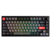 Клавіатура механічна Lemokey  P1 Pro 84Key, Keychron Super Banana, WL/BT/USB-A, QMK/VIA, Hot-Swap, EN/UKR, RGB,  Knob, Carbon Black