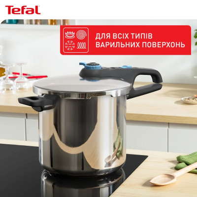 Скороварка Tefal Secure Trendy з паровим кошиком 8 л (P2584401) Скороварка Tefal Secure Trendy з паровим кошиком 8 л (P2584401)