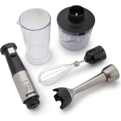 Блендер Gorenje заглибний 1500Вт, 3в1, чаша-600мл, нерж