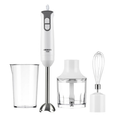 ARDESTO Блендер ручной HBL-1430 - 700Вт/измельчитель 0.3л/венчик/чаша 0.6л/белый ARDESTO Блендер ручной HBL-1430 - 700Вт/измельчитель 0.3л/венчик/чаша 0.6л/белый