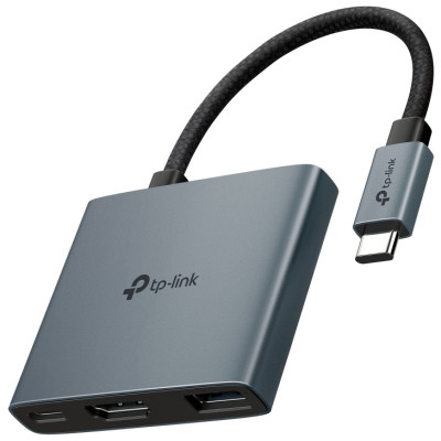 Хаб USB TP-LINK  UH3020C USB-C > 1xUSB3.0/1xUSBC (PD 100W)/1xHDMI Хаб USB TP-LINK  UH3020C USB-C > 1xUSB3.0/1xUSBC (PD 100W)/1xHDMI