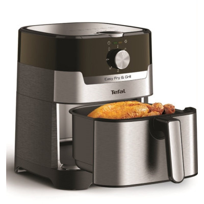 Мультипіч Tefal EasyFry&Grill, 1550Вт, чаша-4.2л, механічне керув., від 80°C до 200°C, пластик, сірий Мультипіч Tefal EasyFry&Grill, 1550Вт, чаша-4.2л, механічне керув., від 80°C до 200°C, пластик, сірий