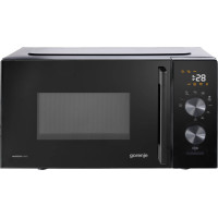 Мікрохвильова піч Gorenje, 20л, електр. керув., 800Вт, гриль, дисплей, 20 програм, інвертор, чорний Мікрохвильова піч Gorenje, 20л, електр. керув., 800Вт, гриль, дисплей, 20 програм, інвертор, чорний