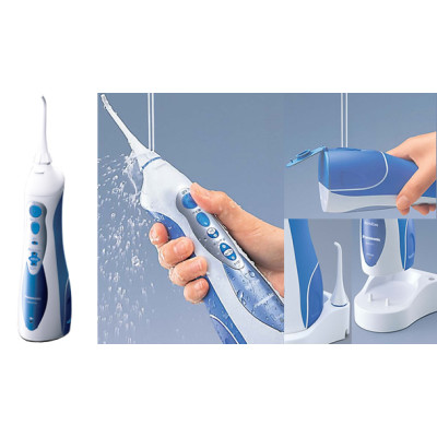 Іригатор Panasonic портативний, чаша 130 мл, Ni-Mh акум. в компл., біло-синій