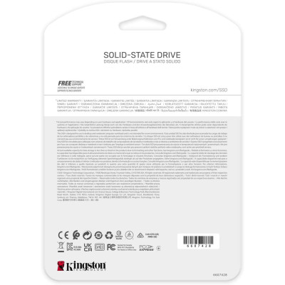 Накопичувач SSD 1TB Kingston KC3000 M.2 2280 PCIe 4.0 x4 NVMe 3D TLC (SKC3000S/1024G)