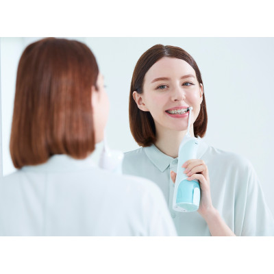 Іригатор Panasonic портативний, чаша 130 мл, Ni-Mh акум. в компл., біло-блакитний