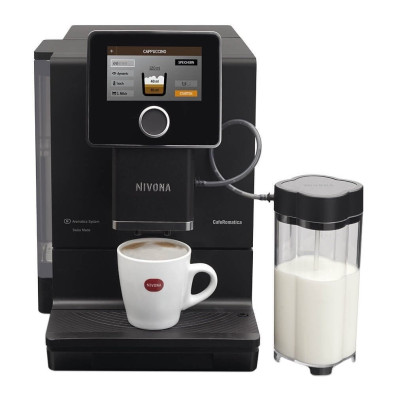 Nivona Кофемашина автоматическая CafeRomatica NICR 930, 1455 Вт., резервуар для воды 1.8 л., 15 Бар., сенсор, капучинатор, черный.