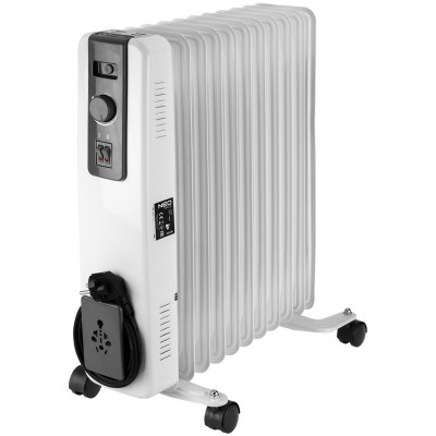 Обогреватель масляный Neo Tools, 30м2, 2500Вт, мех. упр-ние, 11 секций, белый Обогреватель масляный Neo Tools, 30м2, 2500Вт, мех. упр-ние, 11 секций, белый