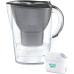 Фільтр-глечик Brita Marella XL Memo MXPro 3.5л (2л очищеної води) з фільтр-картриджем, сірий