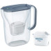 Фільтр-глечик Brita Style Essential MXPro 2.4л (1.4л очищеної води) + 2 картриджа сіро-блакитний