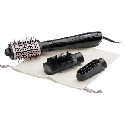 Фен-щітка Babyliss Style Smooth, 1000Вт, 2 режими, іоніз-я, хол. обдув, кераміка, чорний Фен-щітка Babyliss Style Smooth, 1000Вт, 2 режими, іоніз-я, хол. обдув, кераміка, чорний