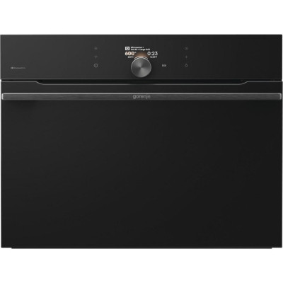 Духова шафа Gorenje електрична компактна, 50л, A+, дисплей, Wi-Fi, ф-ція мікрохвиль, чорний
