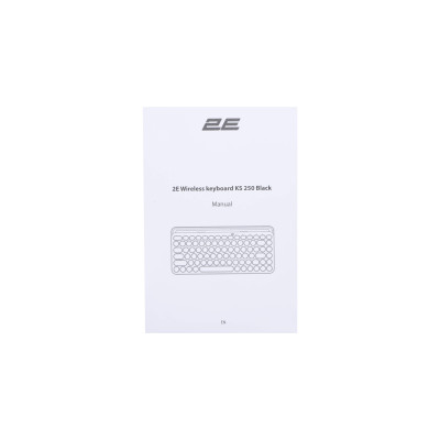 2E Клавіатура мембранна KS250 84key, WL/BT, EN/UK, чорно-сірий