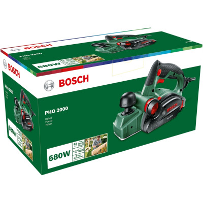 Рубанок Bosch PHO 2000 380Вт 80мм стругання до 2мм 2.58кг Рубанок Bosch PHO 2000 380Вт 80мм стругання до 2мм 2.58кг