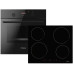 Комплект Hansa (духовка електрична + поверхня індукційна), чорний