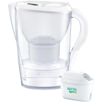 Фільтр-глечик Brita Marella XL Memo MXPro 3.5л (2л очищеної води) з фільтр-картриджем білий 3шт
