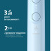 Щітка зубна електр. Philips, Sonicare 6100 Series, 62т. колив/хв, насадок-1, футляр, блакитний