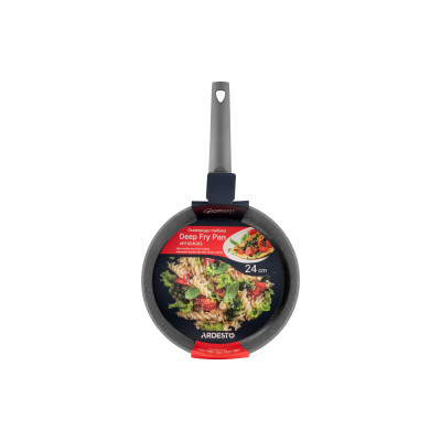 ARDESTO Сковорода Gemini Gourmet Apulia 24 см, серый, алюминий AR1924GDS ARDESTO Сковорода Gemini Gourmet Apulia 24 см, серый, алюминий AR1924GDS