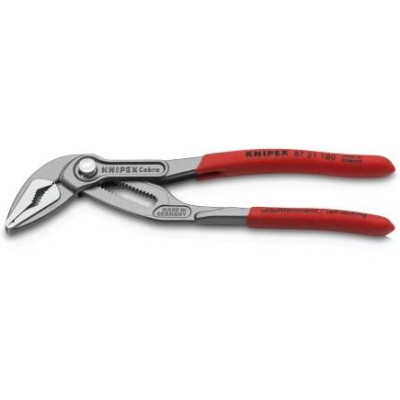 Кліщі сантехнічні KNIPEX Cobra ES, 0-42мм, 250мм, фосфатовані 0.328кг