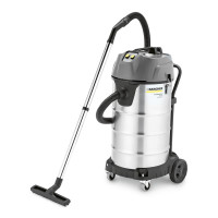 Пилосос професійний Karcher NT 90/2 Me Classic Edition двомоторний 2300Вт 225мБар контейнер 90л 19кг (1.667-700.0)