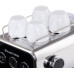 Кофеварка Russell Hobbs рожковая Distinctions 1.1л, молотая + чалды, черно-серебристый