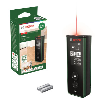 Bosch Далекомір лазерний Zamo, 0.15-25м, ±2мм, 0.08кг