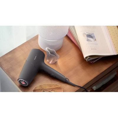 Фен Philips 5000 Series, 2100Вт, 3 режими, іонізація, хол. обдув, темно-сірий