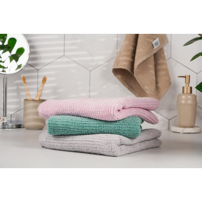 Рушник махровий ARDESTO Air, 30х50см, 100% бавовна, рожевий